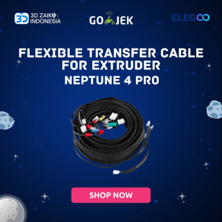 Original ELEGOO Neptune 4 Pro Flexible Transfer Cable for Extruder